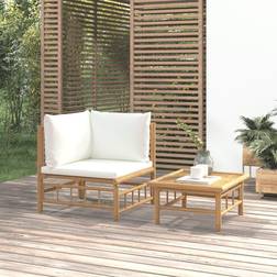 vidaXL 2-tlg. Lounge-Set, Tisch einschl. 2 Stühle