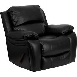 Flash Furniture Black Leather Rocker Recliner MEN-DA3439-91-BK-GG Armchair