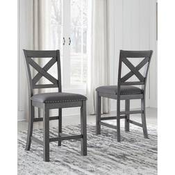 Ashley Signature Myshanna Modern Farmhouse Bar Stool