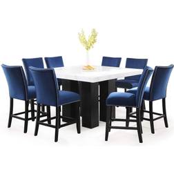 Steve Silver Camila Marble Top Dining Set