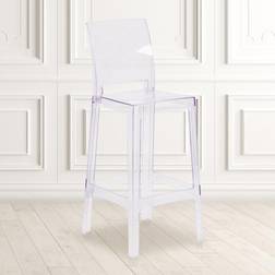 Flash Furniture Emilie Ghost Bar Stool