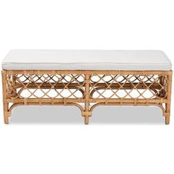 Baxton Studio Orchard Modern Bohemian Storage Bench