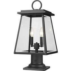 Z-Lite 521PHMR-533PM Broughton Post Gate Lamp