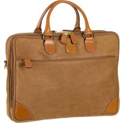 Bric's Life Briefcase Laptop Compartment - Brown