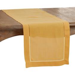 Saro Lifestyle Rochester Collection Tablecloth Yellow