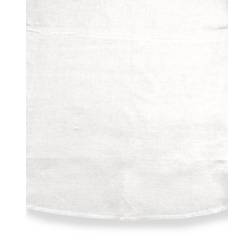 SFERRA Hemstitch Round 90\"Dia. Tablecloth White