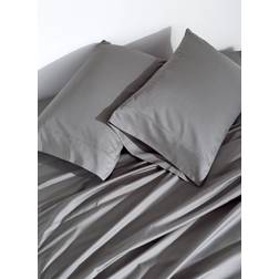 DKNY Silk Indulgence Bed Sheet Gray (203.2x198.1)