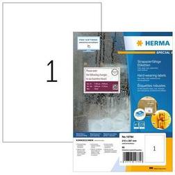 Herma Self Adhesive Film Labels 1 Label A4 Sheet 80 Sheets