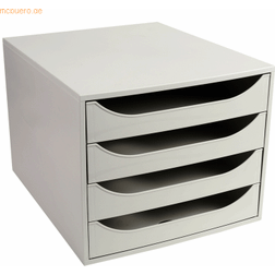 Exacompta Ecobox Skuffekabinet 4 Grå