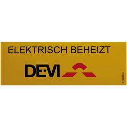 Devi Kennzeichnungsaufkleber 19-805845 Plaques Signalétiques Jaune