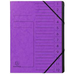 Exacompta Stapled Spine Multipart File 245 x 320mm in Size Purple Cover