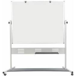 Bi-Office Magnetic Mobile Revolving Whiteboard Enamel