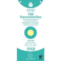 Exacompta Trennstreifen 10,5x24cm VE=100 chamois