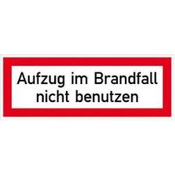Safetymarking SafetyMarking® Brandschutzaufkleber "Aufzug im benutzen"