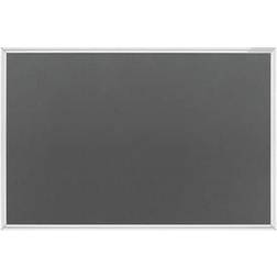 Magnetoplan Bacheca Telaio in Alluminio Anodizzato Feltro 60 cm x 45 cm