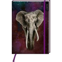 arsedition Notizbuch A5 Elefant Notebook Medium Gepunktet Paginiert