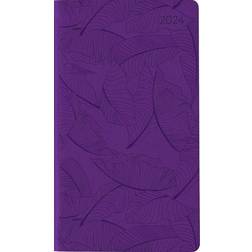 Alpha Ladytimer Slim Deluxe Purple Pocket Calendar 9 x 15.6 cm