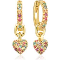 Sif Jakobs Caro Creolo Earrings - Gold/Multicolour