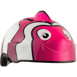 Crazy Safety Casco da Bici per Bambini Pesce Pagliaccio Arancione EN 1078 arancione