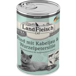 Landfleisch Cat Pastete Rind & Kabeljau Katzenfutter 400