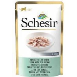 Schesir Cat Soft Adult 85 gr - Tonnetto con Orata Confezione da 20 Pezzi