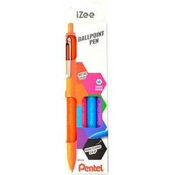 Pentel 4 Kugelschreiber iZee BX470 farbsortiert Schreibfarbe farbsortiert