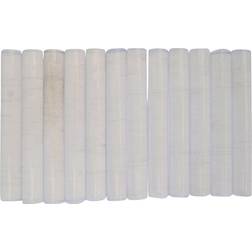 BGS Technic Heissklebepistole, Heißklebe-Patronen transparent Ø 7,5 mm, 50 mm 12-tlg