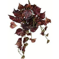 Vickerman Everyday 18 Artificial Burgundy Grape Leaf Bush 3 Easter Decoration