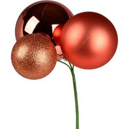 Vickerman 18 Coral Ball Pick Pack 2 Christmas Tree Ornament