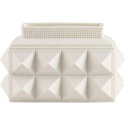 Jonathan Adler Charade Studded - Vit Vas