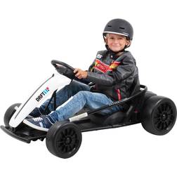 ACTIONBIKES MOTORS Drift-Kart SX1968, Drift-Scooter Go-Kart 700 Watt, Weichgummireifen vorne, Hartgummireifen hinten Weiß