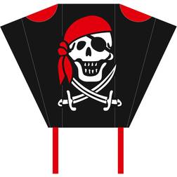 Invento Mini-Kinderdrachen: Pocket Sled Jolly Roger