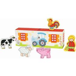 Goki Lille Gård Med 5 Figurer