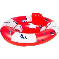 Baby Float Walvis Rood/Wit