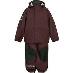 Mikk-Line Recycled PU Rain Set - Decadent Chocolate (33151)