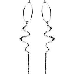 Maanesten Mia Creol Earrings - Silver