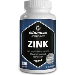 Vitamaze Zink 25 mg hochdosiert vegan Tabletten