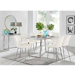 Furniturebox Cream Kylo Dining Set