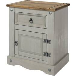 Core Products Grey 1 Bedside Table