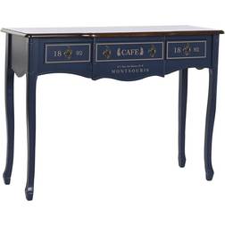 Dkd Home Decor Ceramic Brown Navy Console Table