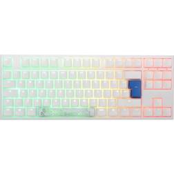 Ducky One2 TKL Pure White RGB Backlit MX