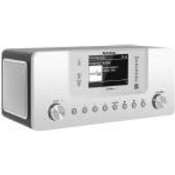 TechniSat DigitRadio 574 IR Radio de table Internet DAB+, FM AUX, Bluetooth radio internet USB argent