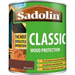 Sadolin 5028491 Classic Wood Mahogany Woodstain Brown 1L