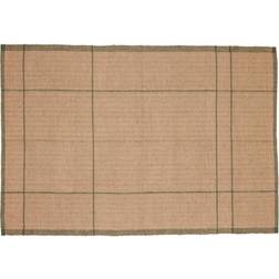 Hübsch Capri Rug Grøn, Beige, Naturfarvet