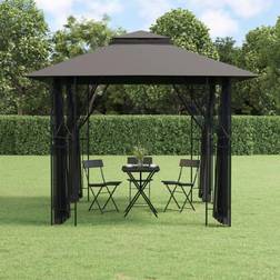 vidaXL Pavillon Seitenwänden Anthrazit