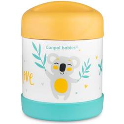 Canpol babies Kindergeschirr Kinderbesteck, Exotic Animals Insulated Food Jar