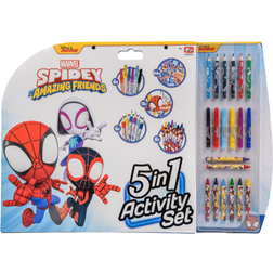 Disney Spidey and His Amazing Friends 5-i-1 Sæt til Farvelægningsaktiviteter