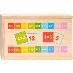 TOPBRIGHT Wooden Math Domino Multiplication Fjernlager, 7-8 dages levering