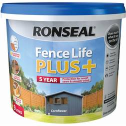 Ronseal Fence Life Plus Cornflower Matt Fence & Shed Treatment Wood Paint
