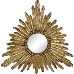 BigBuy Home 90 Golden DMF Wall Mirror